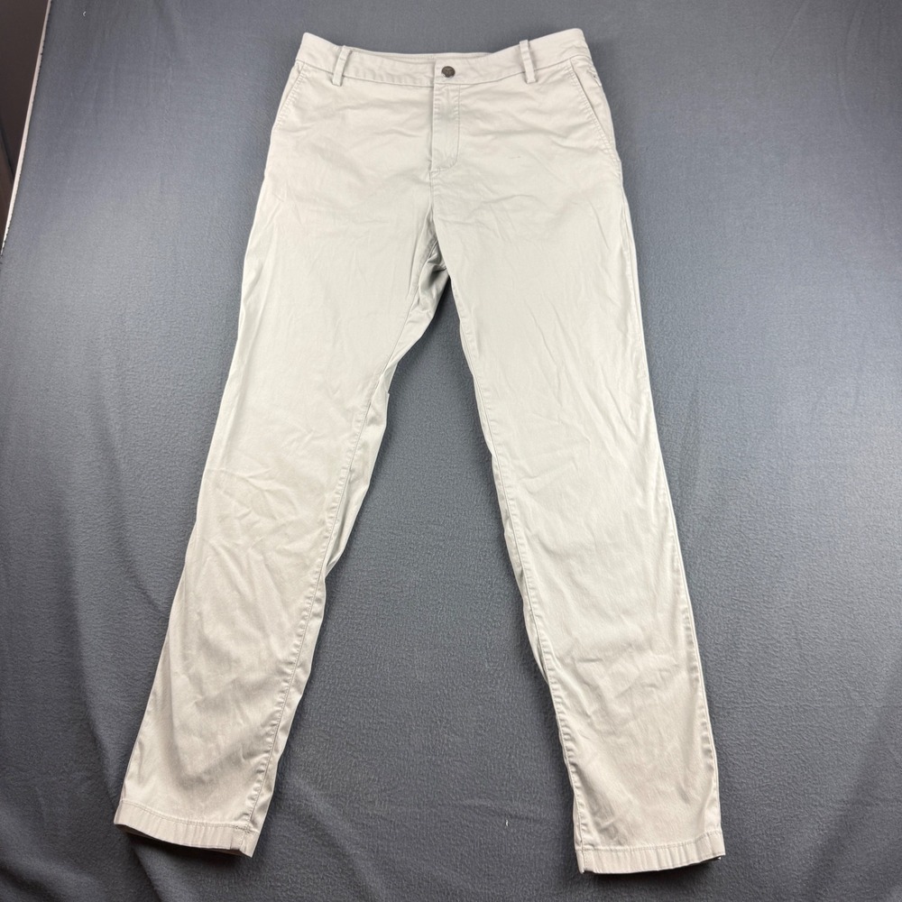 Birddogs Pants Men's 30x32 (Fits 30x31) Gray Unlined Stretch Performance Golf